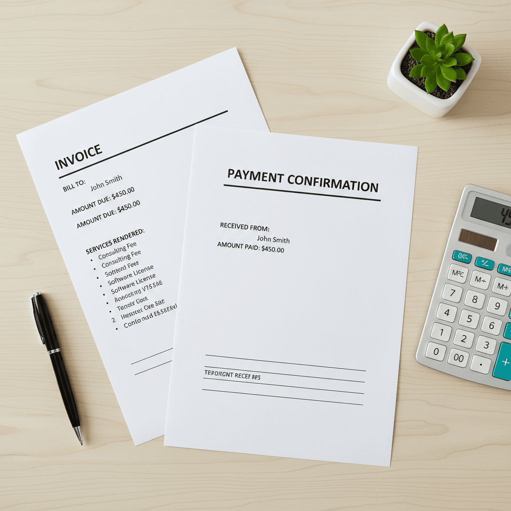 Professional invoice and billing system
