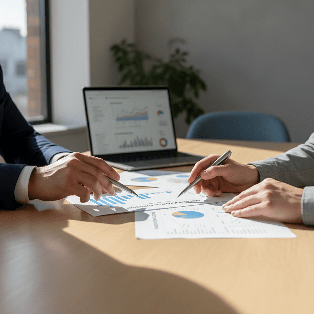Business strategy consultation session